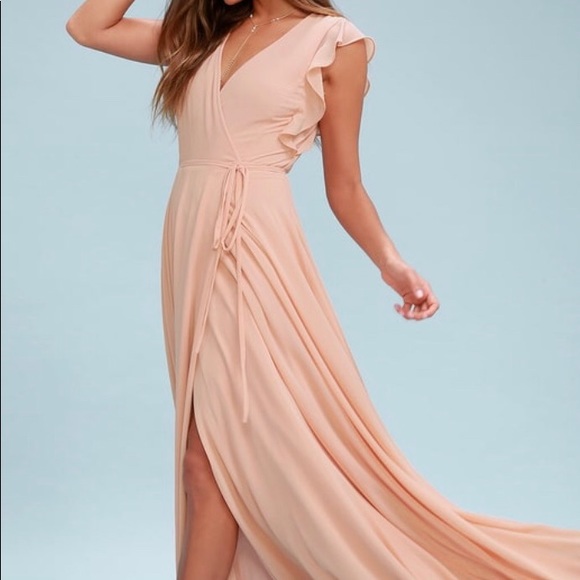 Lulus Dresses & Skirts - Blush maxi dress